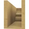 Ekena Millwork 6in. W x 8in. H x 24in. L Ridgewood Woodgrain TimberThane Rafter Tail, Primed Tan RFTUR06X08X24RIDRCPR - alternate 5